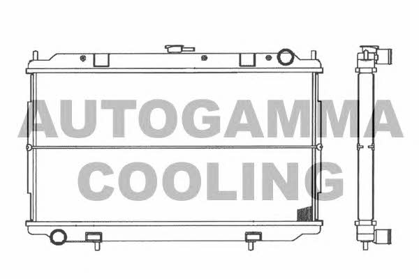Autogamma 103050 Радіатор охолодження двигуна 103050: Купити в Україні - Добра ціна на EXIST.UA!