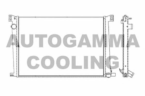 Autogamma 105416 Радіатор охолодження двигуна 105416: Купити в Україні - Добра ціна на EXIST.UA!