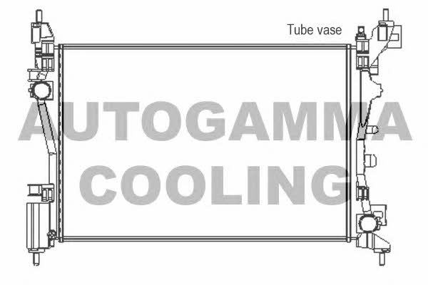 Autogamma 105439 Радіатор охолодження двигуна 105439: Купити в Україні - Добра ціна на EXIST.UA!