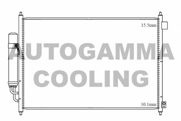 Autogamma 105540 Радіатор кондиціонера (Конденсатор) 105540: Купити в Україні - Добра ціна на EXIST.UA!