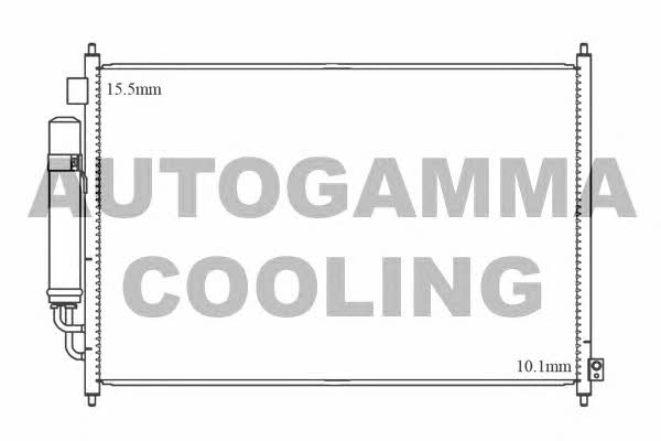 Autogamma 105541 Радіатор кондиціонера (Конденсатор) 105541: Купити в Україні - Добра ціна на EXIST.UA!