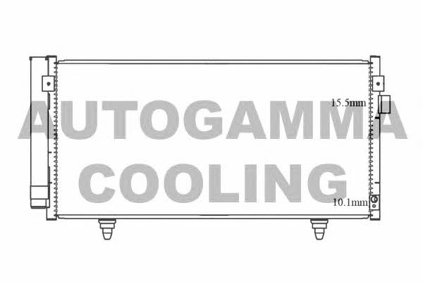 Autogamma 105550 Радіатор кондиціонера (Конденсатор) 105550: Купити в Україні - Добра ціна на EXIST.UA!
