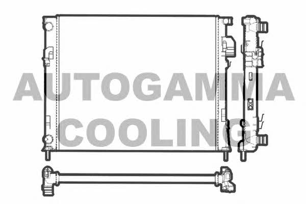 Autogamma 103195 Радіатор охолодження двигуна 103195: Купити в Україні - Добра ціна на EXIST.UA!
