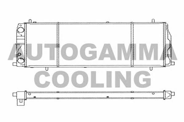 Autogamma 103214 Радіатор охолодження двигуна 103214: Купити в Україні - Добра ціна на EXIST.UA!
