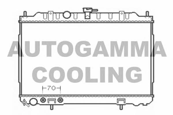 Autogamma 103348 Радіатор охолодження двигуна 103348: Купити в Україні - Добра ціна на EXIST.UA!