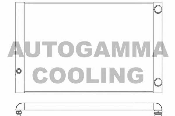 Autogamma 103373 Радіатор охолодження двигуна 103373: Купити в Україні - Добра ціна на EXIST.UA!