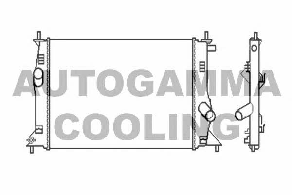 Autogamma 104674 Радіатор охолодження двигуна 104674: Купити в Україні - Добра ціна на EXIST.UA!