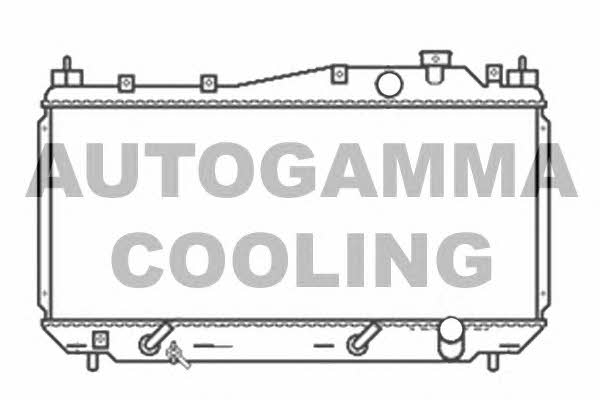 Autogamma 103435 Радіатор охолодження двигуна 103435: Приваблива ціна - Купити в Україні на EXIST.UA!