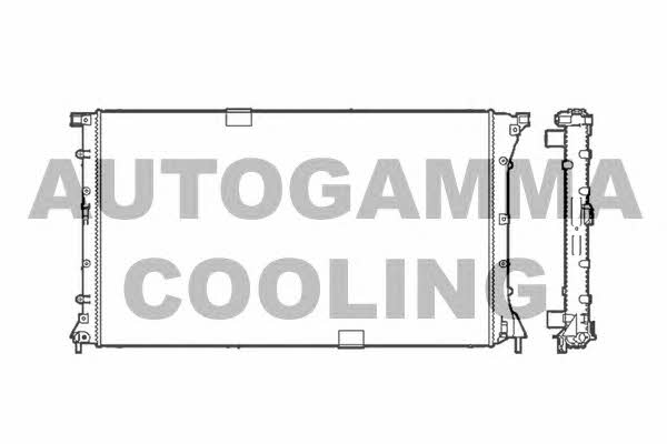 Autogamma 103601 Радіатор охолодження двигуна 103601: Купити в Україні - Добра ціна на EXIST.UA!