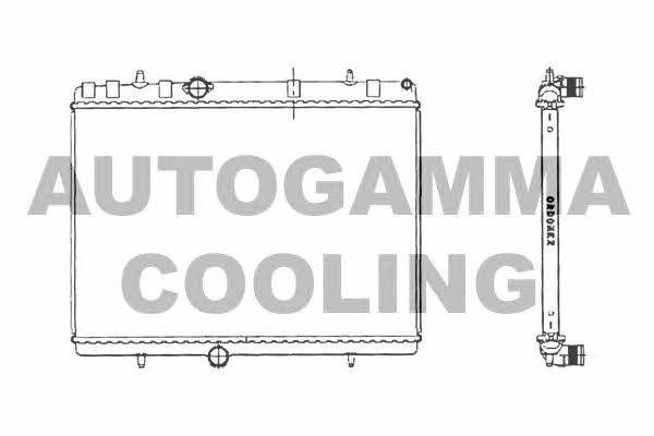 Autogamma 103638 Радіатор охолодження двигуна 103638: Купити в Україні - Добра ціна на EXIST.UA!