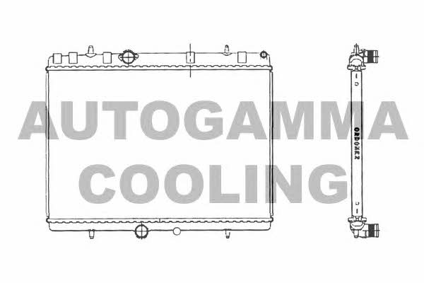 Autogamma 103639 Радіатор охолодження двигуна 103639: Купити в Україні - Добра ціна на EXIST.UA!