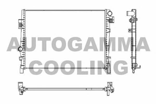 Autogamma 105693 Радіатор охолодження двигуна 105693: Купити в Україні - Добра ціна на EXIST.UA!