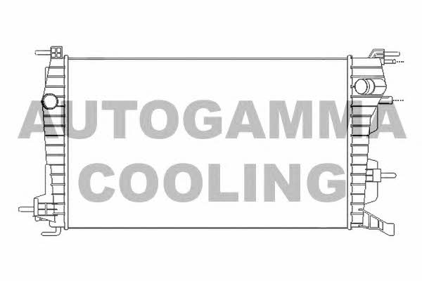 Autogamma 105715 Радіатор охолодження двигуна 105715: Купити в Україні - Добра ціна на EXIST.UA!