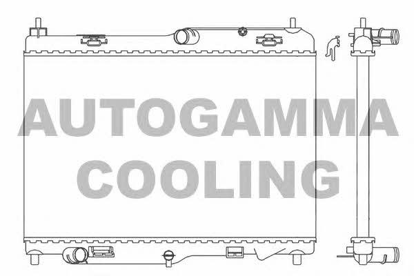 Autogamma 105774 Радіатор охолодження двигуна 105774: Купити в Україні - Добра ціна на EXIST.UA!
