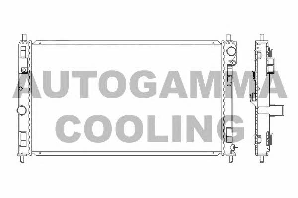 Autogamma 105789 Радіатор охолодження двигуна 105789: Купити в Україні - Добра ціна на EXIST.UA!