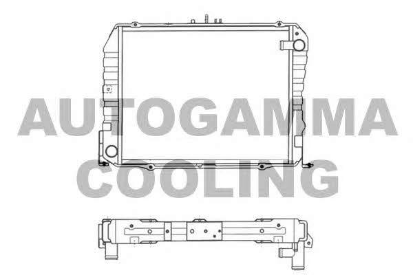 Autogamma 105817 Радіатор охолодження двигуна 105817: Купити в Україні - Добра ціна на EXIST.UA!