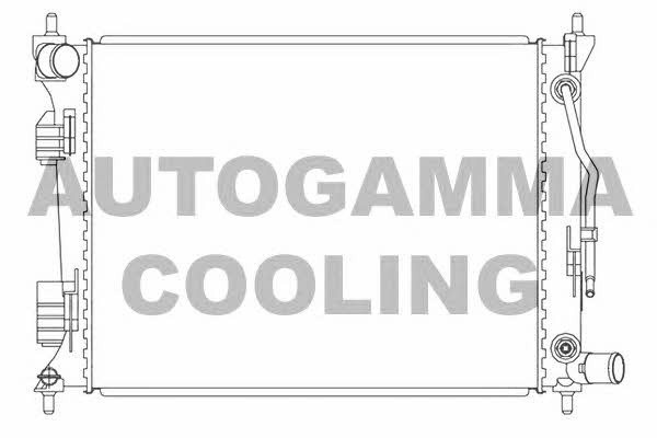 Autogamma 105834 Радіатор охолодження двигуна 105834: Купити в Україні - Добра ціна на EXIST.UA!