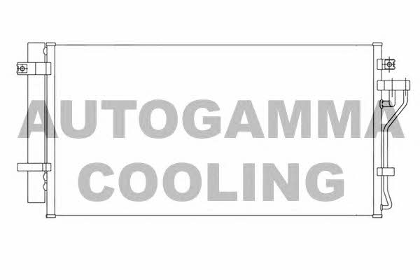 Autogamma 105857 Радіатор кондиціонера (Конденсатор) 105857: Купити в Україні - Добра ціна на EXIST.UA!