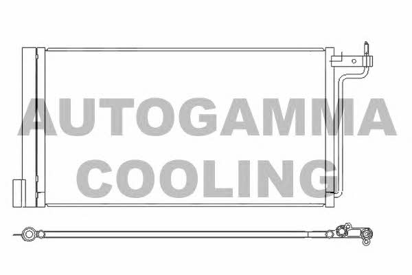 Autogamma 105880 Радіатор кондиціонера (Конденсатор) 105880: Купити в Україні - Добра ціна на EXIST.UA!