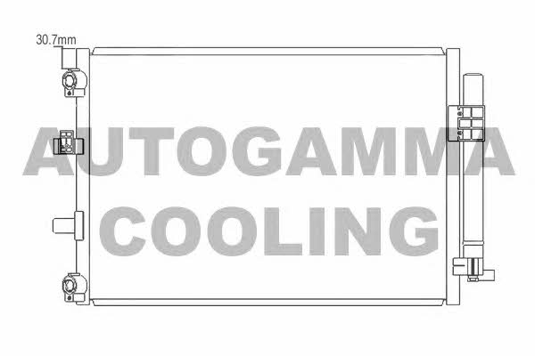 Autogamma 105881 Радіатор кондиціонера (Конденсатор) 105881: Купити в Україні - Добра ціна на EXIST.UA!