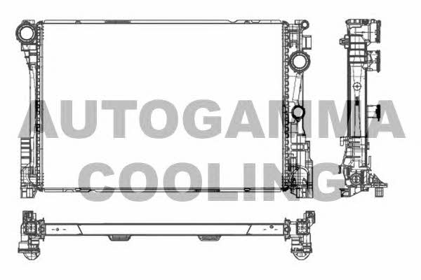 Autogamma 105916 Радіатор охолодження двигуна 105916: Купити в Україні - Добра ціна на EXIST.UA!