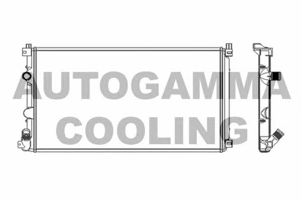 Autogamma 103739 Радіатор охолодження двигуна 103739: Приваблива ціна - Купити в Україні на EXIST.UA!
