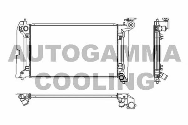 Autogamma 103756 Радіатор охолодження двигуна 103756: Купити в Україні - Добра ціна на EXIST.UA!