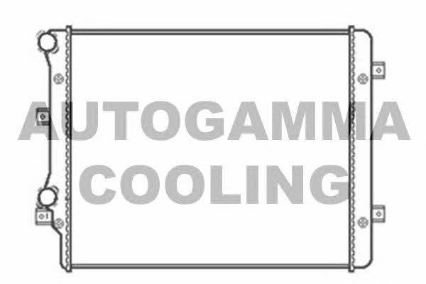 Autogamma 103846 Радіатор охолодження двигуна 103846: Приваблива ціна - Купити в Україні на EXIST.UA!
