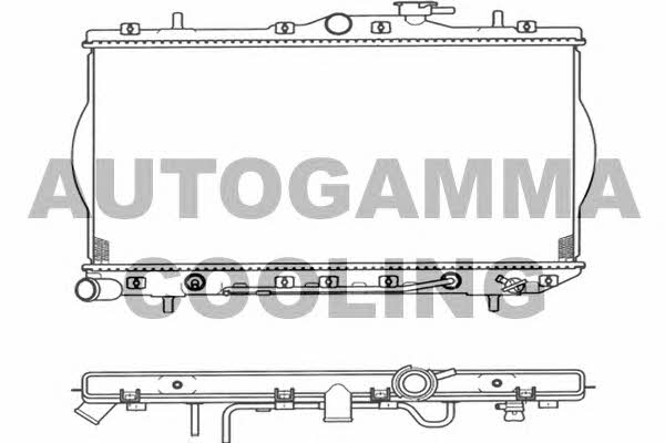 Autogamma 103938 Радіатор охолодження двигуна 103938: Купити в Україні - Добра ціна на EXIST.UA!