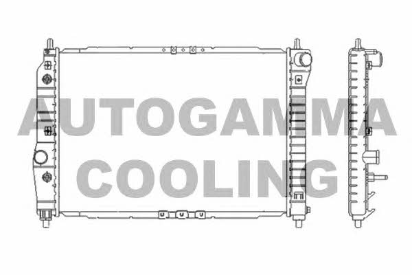 Autogamma 103951 Радіатор охолодження двигуна 103951: Купити в Україні - Добра ціна на EXIST.UA!