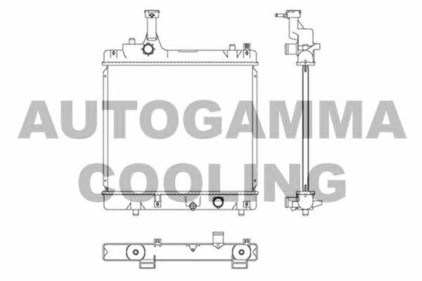 Autogamma 105934 Радіатор охолодження двигуна 105934: Купити в Україні - Добра ціна на EXIST.UA!