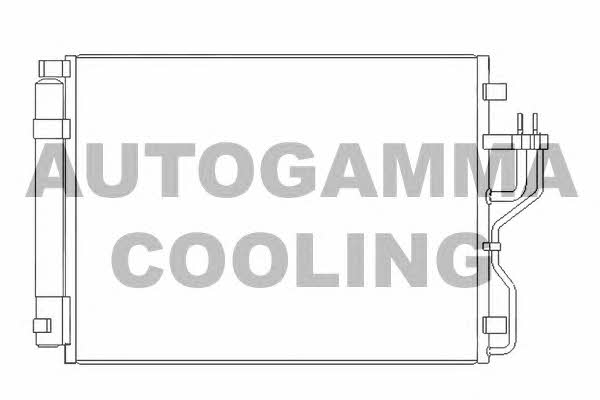Autogamma 105963 Радіатор кондиціонера (Конденсатор) 105963: Купити в Україні - Добра ціна на EXIST.UA!