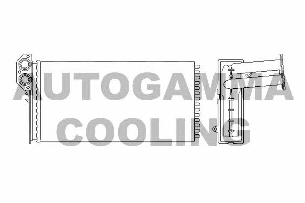 Autogamma 105994 Радіатор опалювача салону 105994: Купити в Україні - Добра ціна на EXIST.UA!
