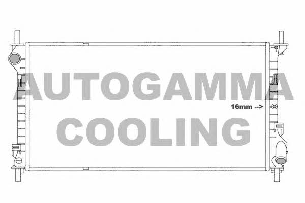 Autogamma 107003 Радіатор охолодження двигуна 107003: Купити в Україні - Добра ціна на EXIST.UA!