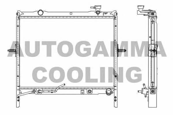 Autogamma 107029 Радіатор охолодження двигуна 107029: Купити в Україні - Добра ціна на EXIST.UA!