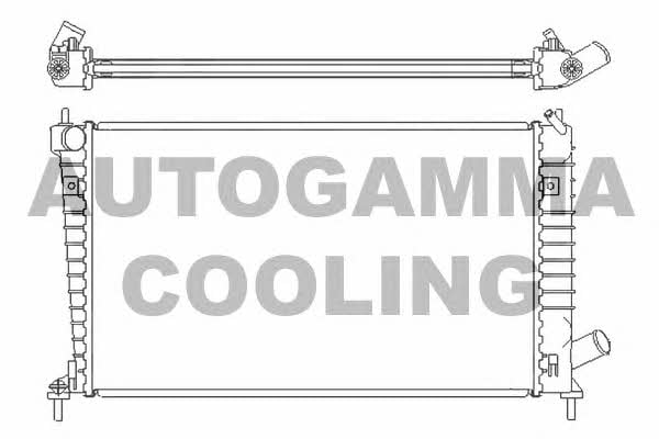 Autogamma 107050 Радіатор охолодження двигуна 107050: Купити в Україні - Добра ціна на EXIST.UA!