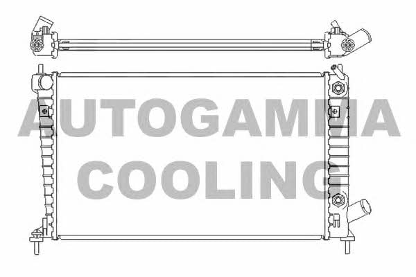 Autogamma 107051 Радіатор охолодження двигуна 107051: Приваблива ціна - Купити в Україні на EXIST.UA!