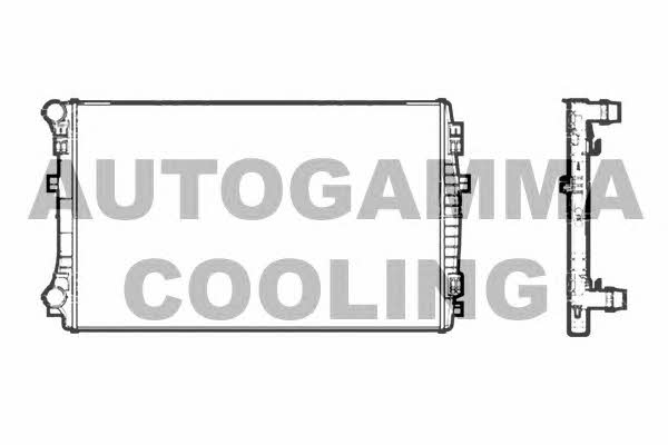 Autogamma 107198 Радіатор охолодження двигуна 107198: Купити в Україні - Добра ціна на EXIST.UA!
