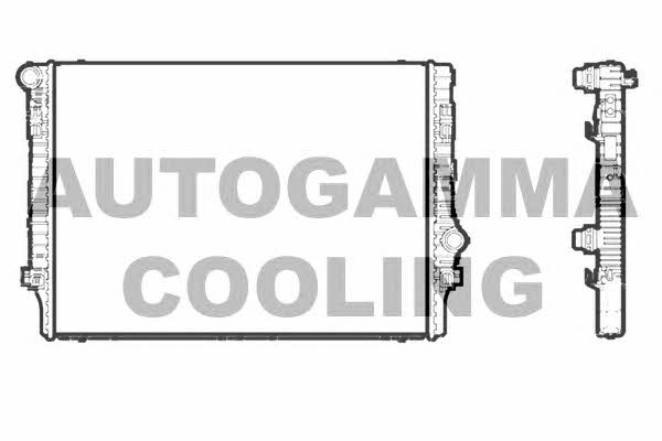 Autogamma 107201 Радіатор охолодження двигуна 107201: Купити в Україні - Добра ціна на EXIST.UA!