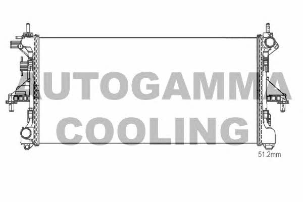 Autogamma 107211 Радіатор охолодження двигуна 107211: Купити в Україні - Добра ціна на EXIST.UA!