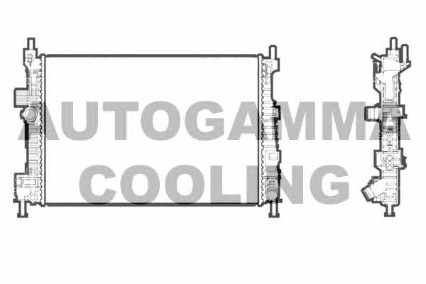 Autogamma 107214 Радіатор охолодження двигуна 107214: Купити в Україні - Добра ціна на EXIST.UA!
