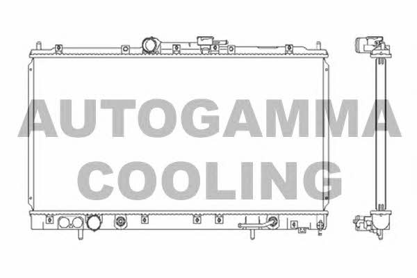 Autogamma 103970 Радіатор охолодження двигуна 103970: Купити в Україні - Добра ціна на EXIST.UA!