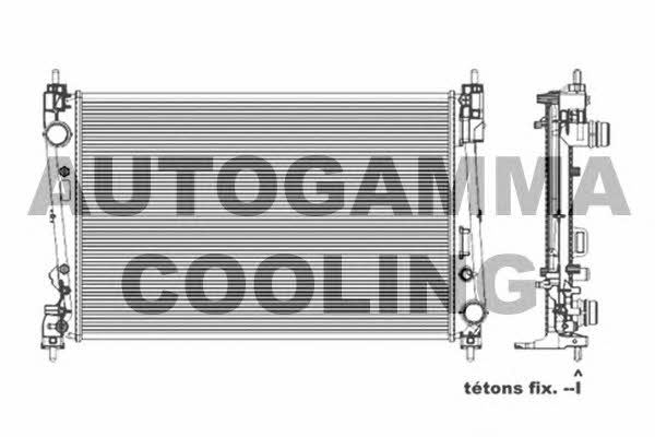 Autogamma 103987 Радіатор охолодження двигуна 103987: Купити в Україні - Добра ціна на EXIST.UA!