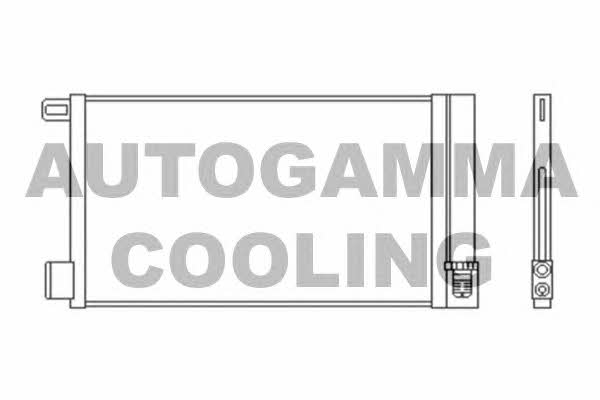 Autogamma 103989 Радіатор кондиціонера (Конденсатор) 103989: Купити в Україні - Добра ціна на EXIST.UA!