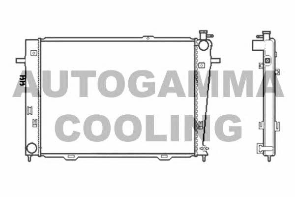 Autogamma 104010 Радіатор охолодження двигуна 104010: Купити в Україні - Добра ціна на EXIST.UA!