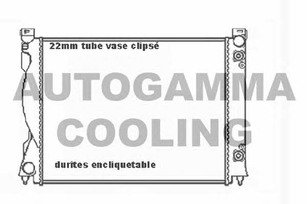 Autogamma 104030 Радіатор охолодження двигуна 104030: Купити в Україні - Добра ціна на EXIST.UA!