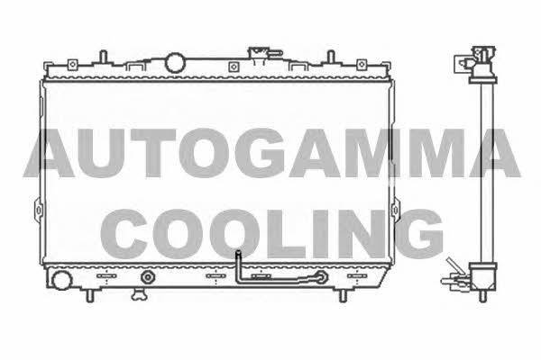 Autogamma 104084 Радіатор охолодження двигуна 104084: Купити в Україні - Добра ціна на EXIST.UA!