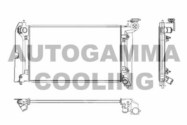 Autogamma 104164 Радіатор охолодження двигуна 104164: Купити в Україні - Добра ціна на EXIST.UA!