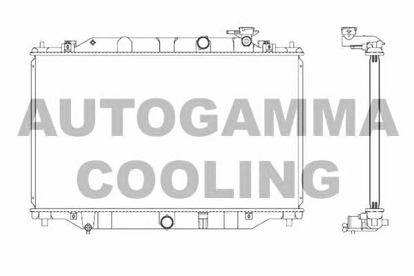 Autogamma 107273 Радіатор охолодження двигуна 107273: Купити в Україні - Добра ціна на EXIST.UA!