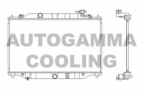 Autogamma 107280 Радіатор охолодження двигуна 107280: Купити в Україні - Добра ціна на EXIST.UA!
